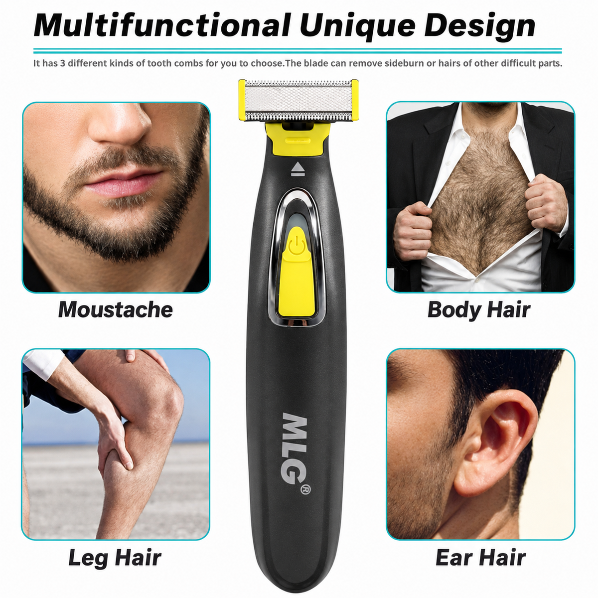 MLG Electric Shaver For Men and Women Portable Full Body Trimmer